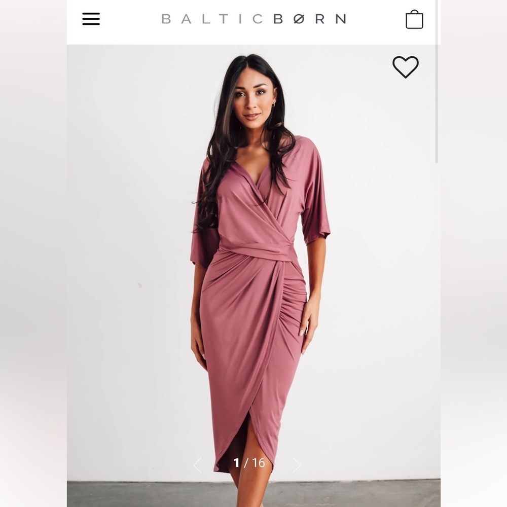 New Baltic born Solana wrap dress in size M (never worn!)